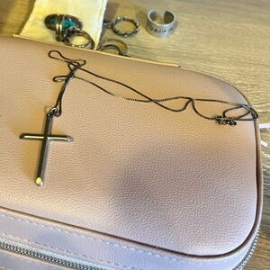 Sterling silver cross necklace